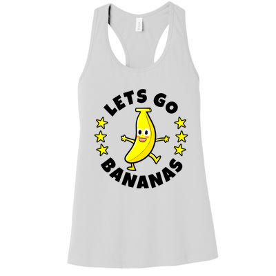 Let's Go Banana Funny Banana Squad Dancing Cute Women's Racerback Tank