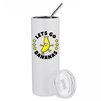 Let's Go Banana Funny Banana Squad Dancing Cute Stainless Steel Tumbler