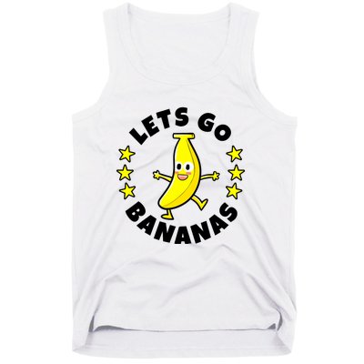 Let's Go Banana Funny Banana Squad Dancing Cute Tank Top