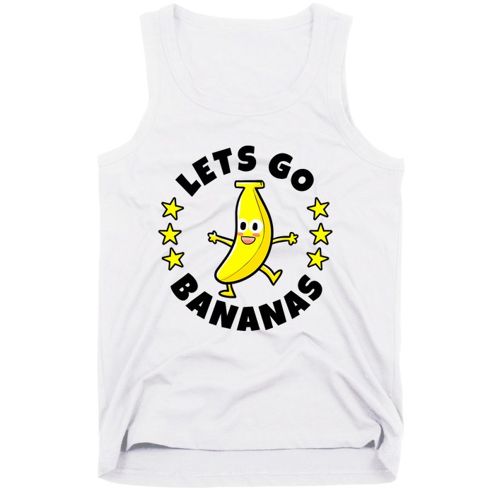 Let's Go Banana Funny Banana Squad Dancing Cute Tank Top