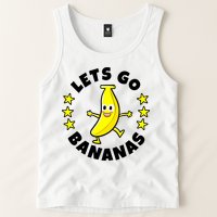 Let's Go Banana Funny Banana Squad Dancing Cute Tank Top