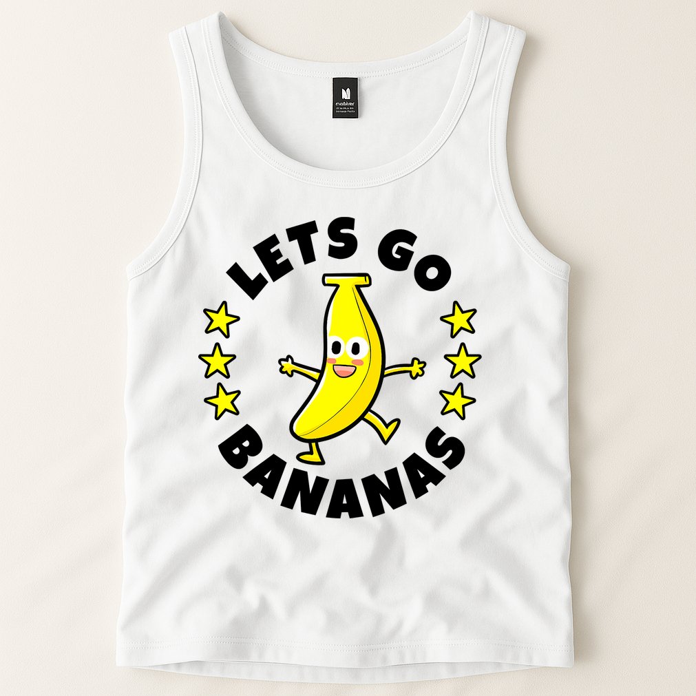 Let's Go Banana Funny Banana Squad Dancing Cute Tank Top