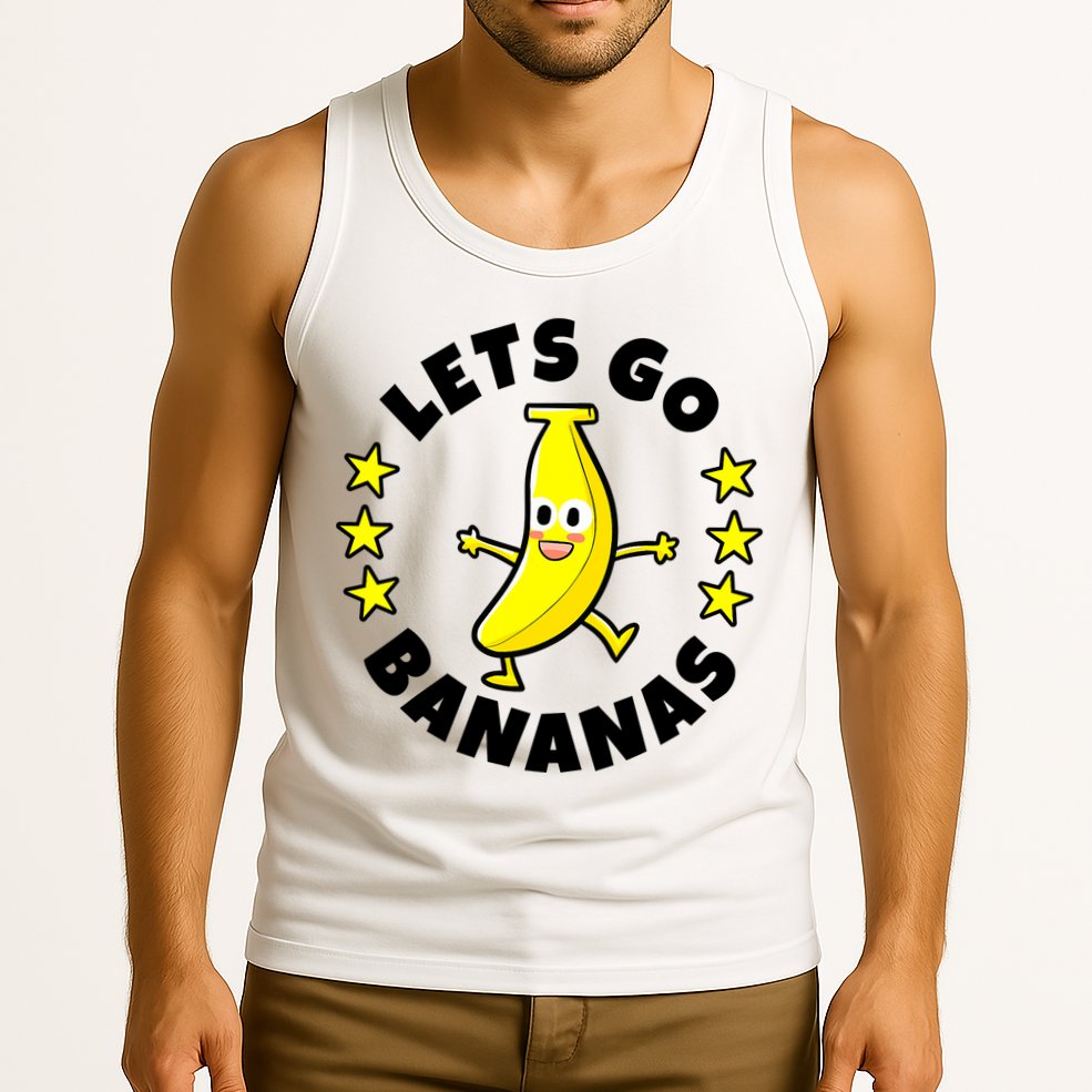 Let's Go Banana Funny Banana Squad Dancing Cute Tank Top