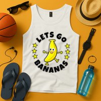 Let's Go Banana Funny Banana Squad Dancing Cute Tank Top