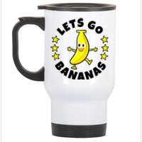 Let's Go Banana Funny Banana Squad Dancing Cute Stainless Steel Travel Mug