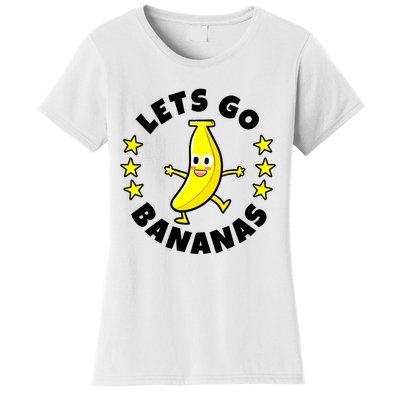 Let's Go Banana Funny Banana Squad Dancing Cute Women's T-Shirt