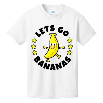 Let's Go Banana Funny Banana Squad Dancing Cute Kids T-Shirt