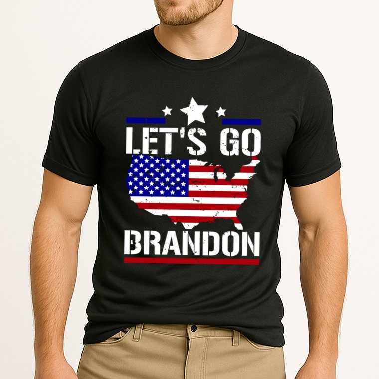 Let's Go Brandon USA Country Flag LGB FJB Cooling Performance Crew T-Shirt
