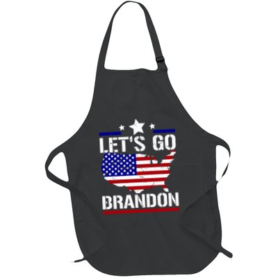 Let's Go Brandon USA Country Flag LGB FJB Apron