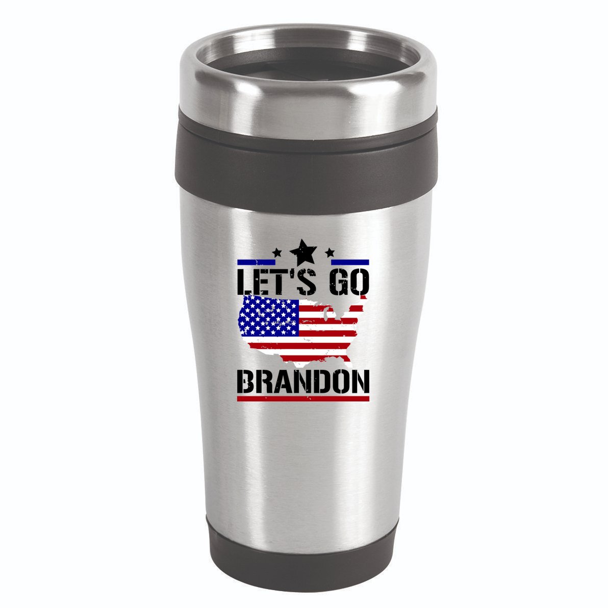 Let's Go Brandon USA Country Flag LGB FJB 16oz Travel Tumbler
