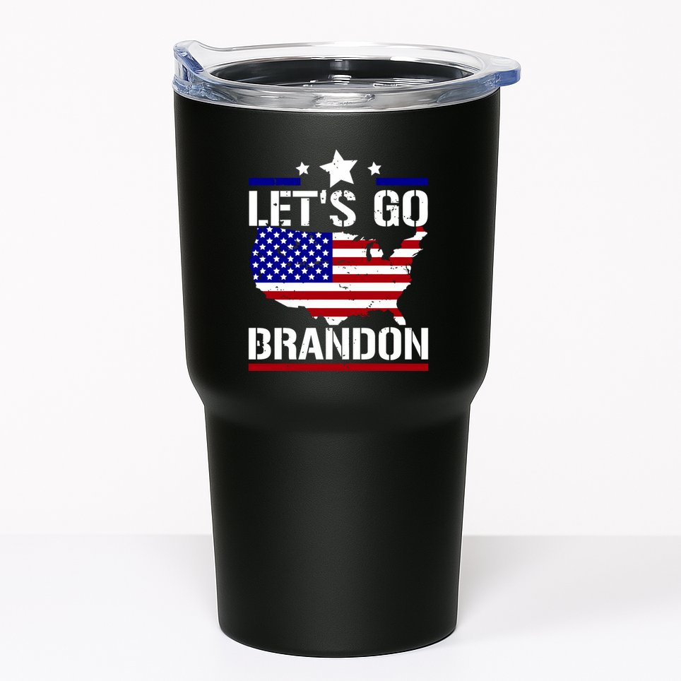 Let's Go Brandon USA Country Flag LGB FJB Tumbler
