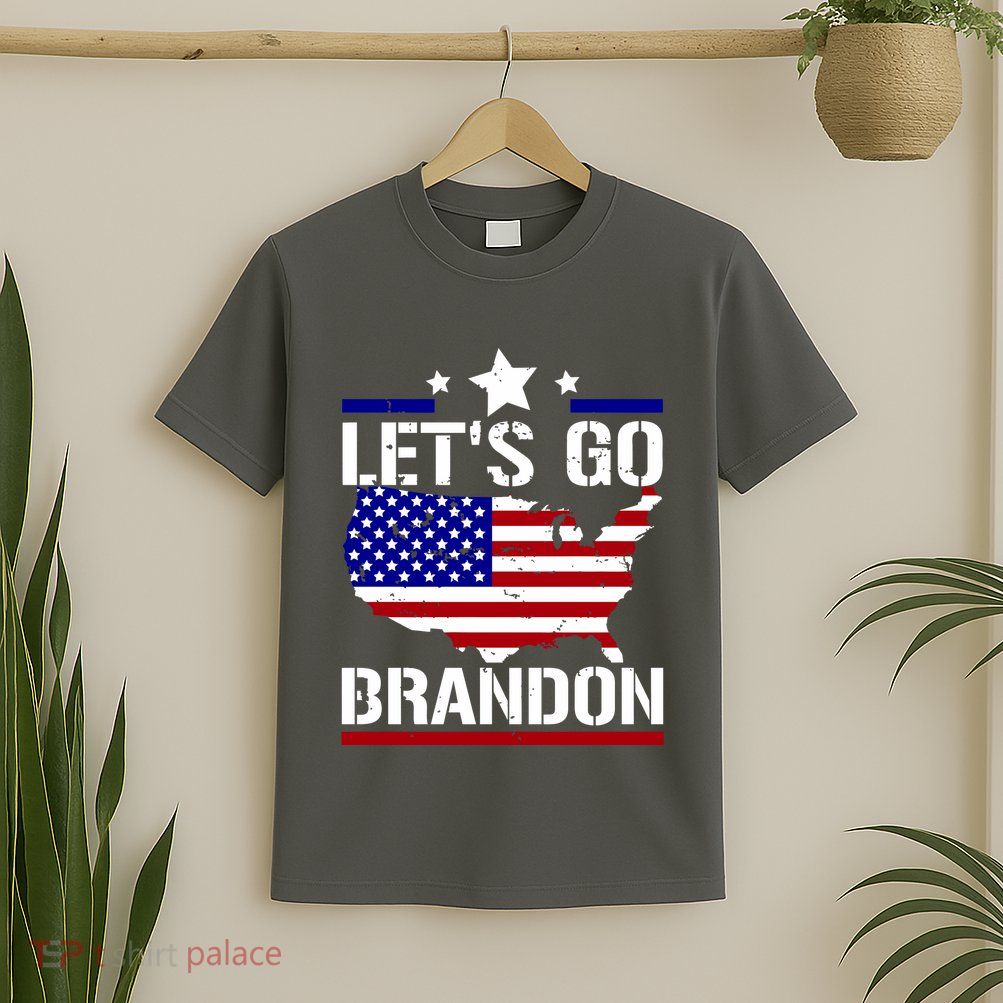 Let's Go Brandon USA Country Flag LGB FJB T-Shirt