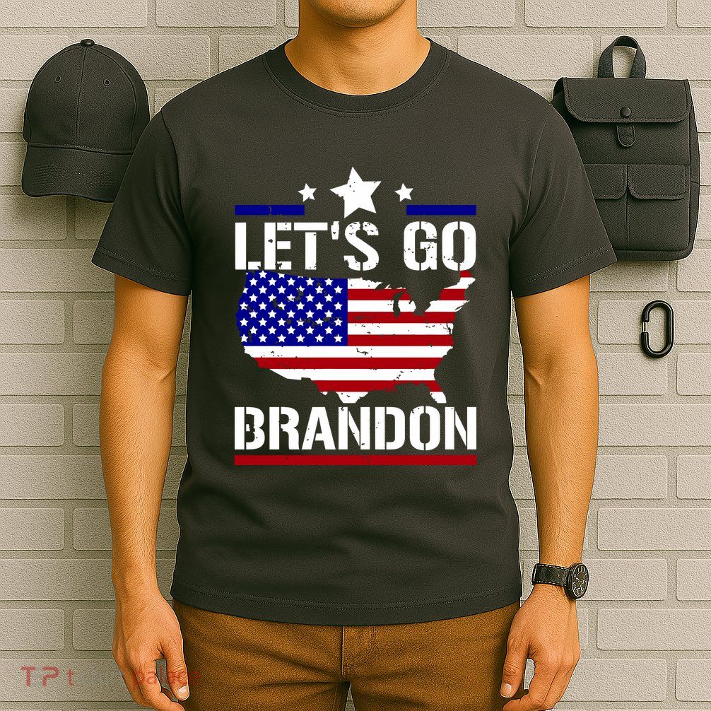 Let's Go Brandon USA Country Flag LGB FJB T-Shirt