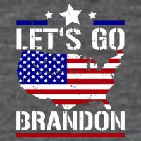 Let's Go Brandon USA Country Flag LGB FJB Button