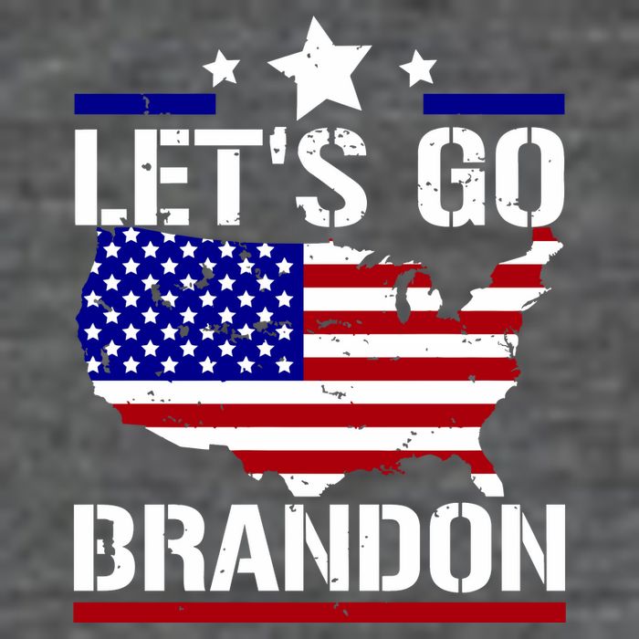 Let's Go Brandon USA Country Flag LGB FJB Button