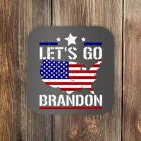 Let's Go Brandon USA Country Flag LGB FJB Coaster