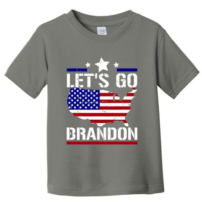 Let's Go Brandon USA Country Flag LGB FJB Toddler T-Shirt