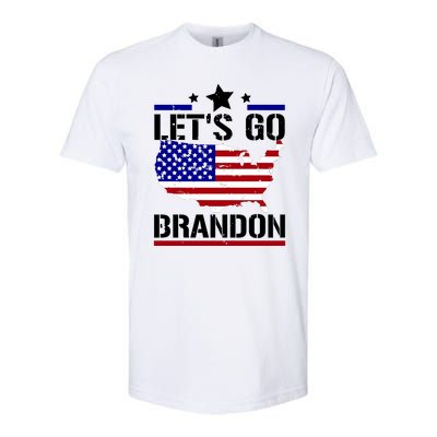 Let's Go Brandon USA Country Flag LGB FJB Softstyle® CVC T-Shirt