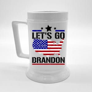 Let's Go Brandon USA Country Flag LGB FJB Beer Stein