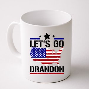 Let's Go Brandon USA Country Flag LGB FJB Coffee Mug