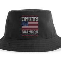 Let's Go Brandon American Flag Ugly Christmas Sustainable Bucket Hat
