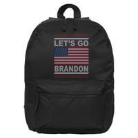 Let's Go Brandon American Flag Ugly Christmas 16 in Basic Backpack