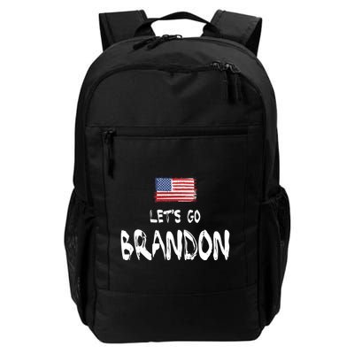 Let's Go Brandon FJB Chant Simple USA Flag Backpack