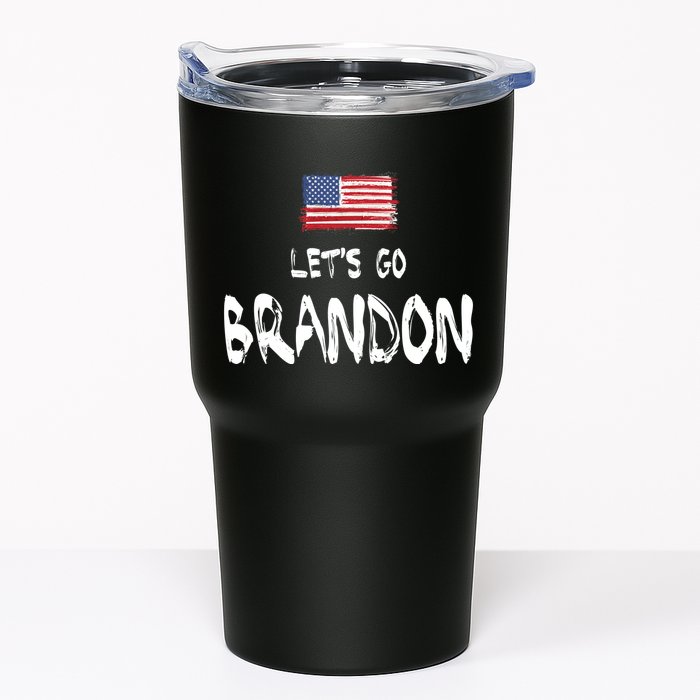 Let's Go Brandon FJB Chant Simple USA Flag Tumbler