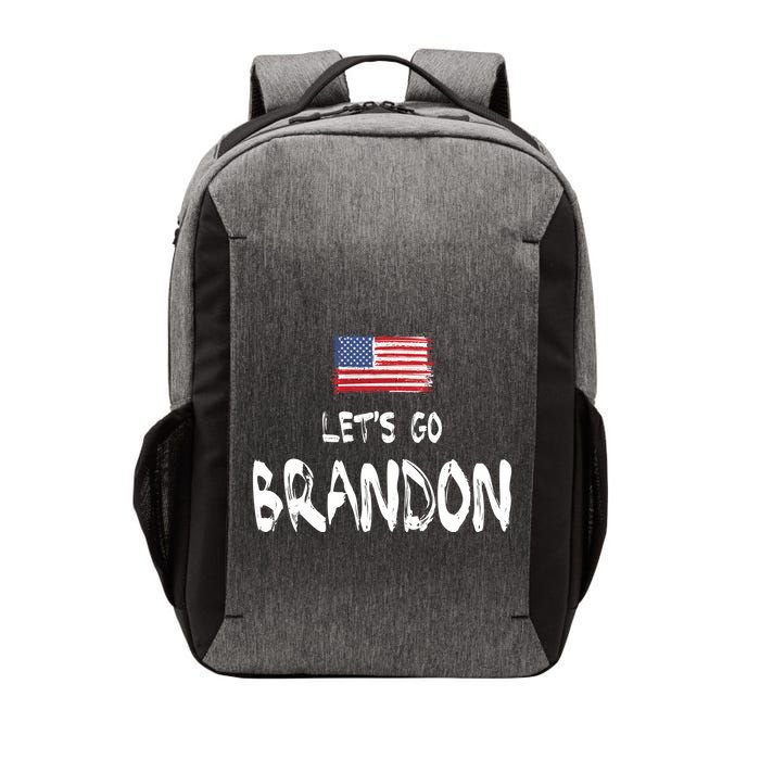 Let's Go Brandon FJB Chant Simple USA Flag Vector Backpack