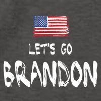 Let's Go Brandon FJB Chant Simple USA Flag Vector Backpack