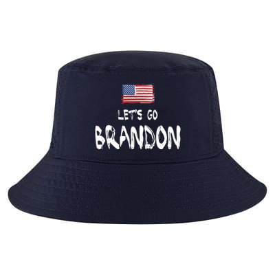 Let's Go Brandon FJB Chant Simple USA Flag Cool Comfort Performance Bucket Hat