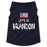 Let's Go Brandon FJB Chant Simple USA Flag Doggie Tank