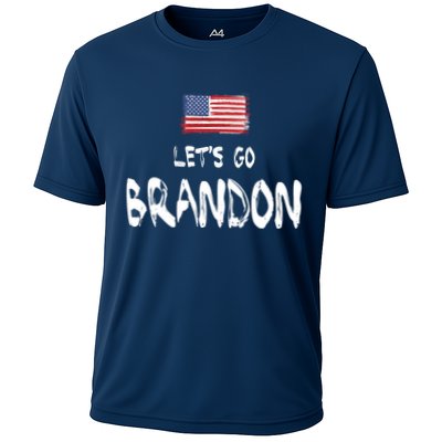 Let's Go Brandon FJB Chant Simple USA Flag Performance Shirt