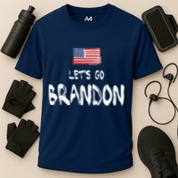 Let's Go Brandon FJB Chant Simple USA Flag Performance Shirt
