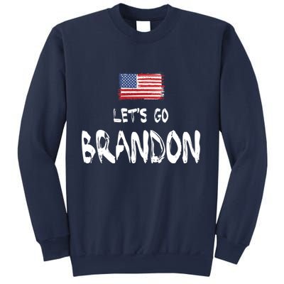 Let's Go Brandon FJB Chant Simple USA Flag Sweatshirt