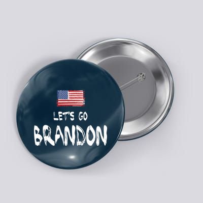 Let's Go Brandon FJB Chant Simple USA Flag Button