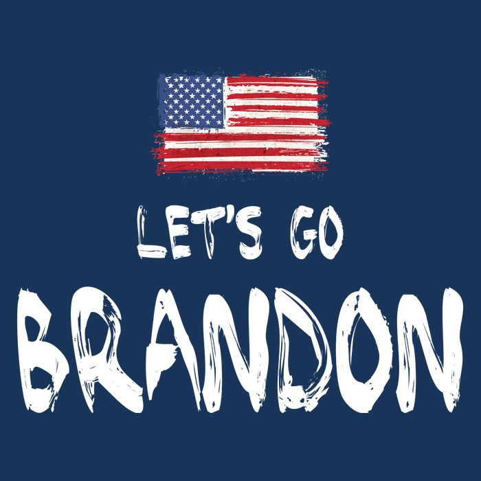 Let's Go Brandon FJB Chant Simple USA Flag 16 in Basic Backpack