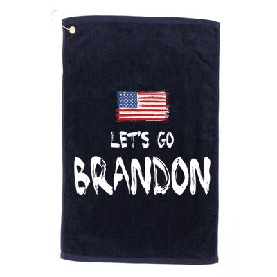 Let's Go Brandon FJB Chant Simple USA Flag Golf Towel