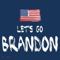 Let's Go Brandon FJB Chant Simple USA Flag Short Acrylic Beanie