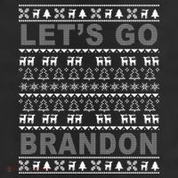 Let's Go Brandon Ugly Christmas Sweater FJB Chant Trucker Hat
