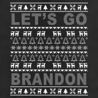 Let's Go Brandon Ugly Christmas Sweater FJB Chant Microfiber Hand Towel