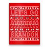 Let's Go Brandon Ugly Christmas Sweater FJB Chant Poster