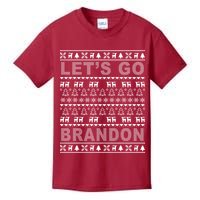 Let's Go Brandon Ugly Christmas Sweater FJB Chant Kids T-Shirt