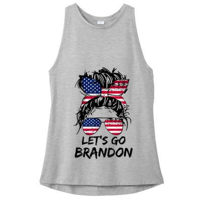 Let's Go Brandon, Lets Go Brandon Tees Ladies PosiCharge Tri-Blend Wicking Tank
