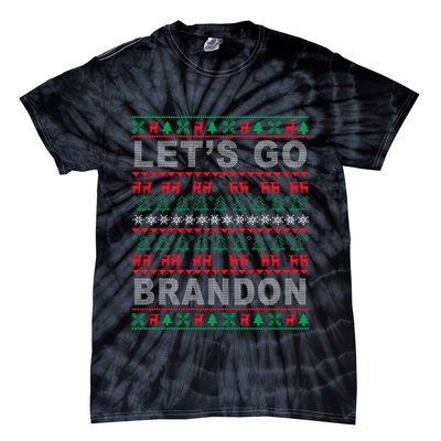 Let's Go Brandon Ugly Christmas Sweater FJB Anti Biden Tie-Dye T-Shirt