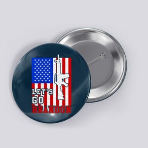 Let's Go Brandon USA Army Flag LGB FJB Button