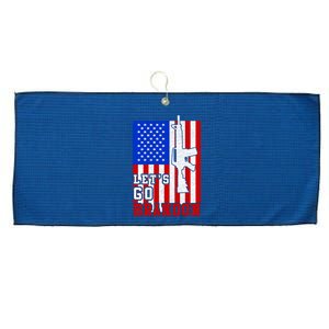 Let's Go Brandon USA Army Flag LGB FJB Large Microfiber Waffle Golf Towel