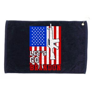 Let's Go Brandon USA Army Flag LGB FJB Grommeted Golf Towel