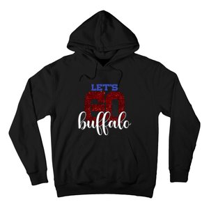 LetS Go Buffalo Ny New York Retro Sports City Fan Love Hoodie