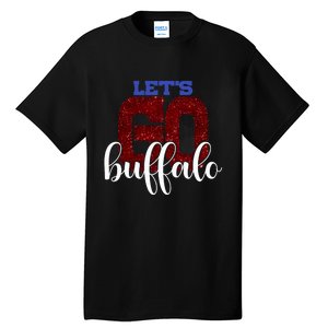 LetS Go Buffalo Ny New York Retro Sports City Fan Love Tall T-Shirt